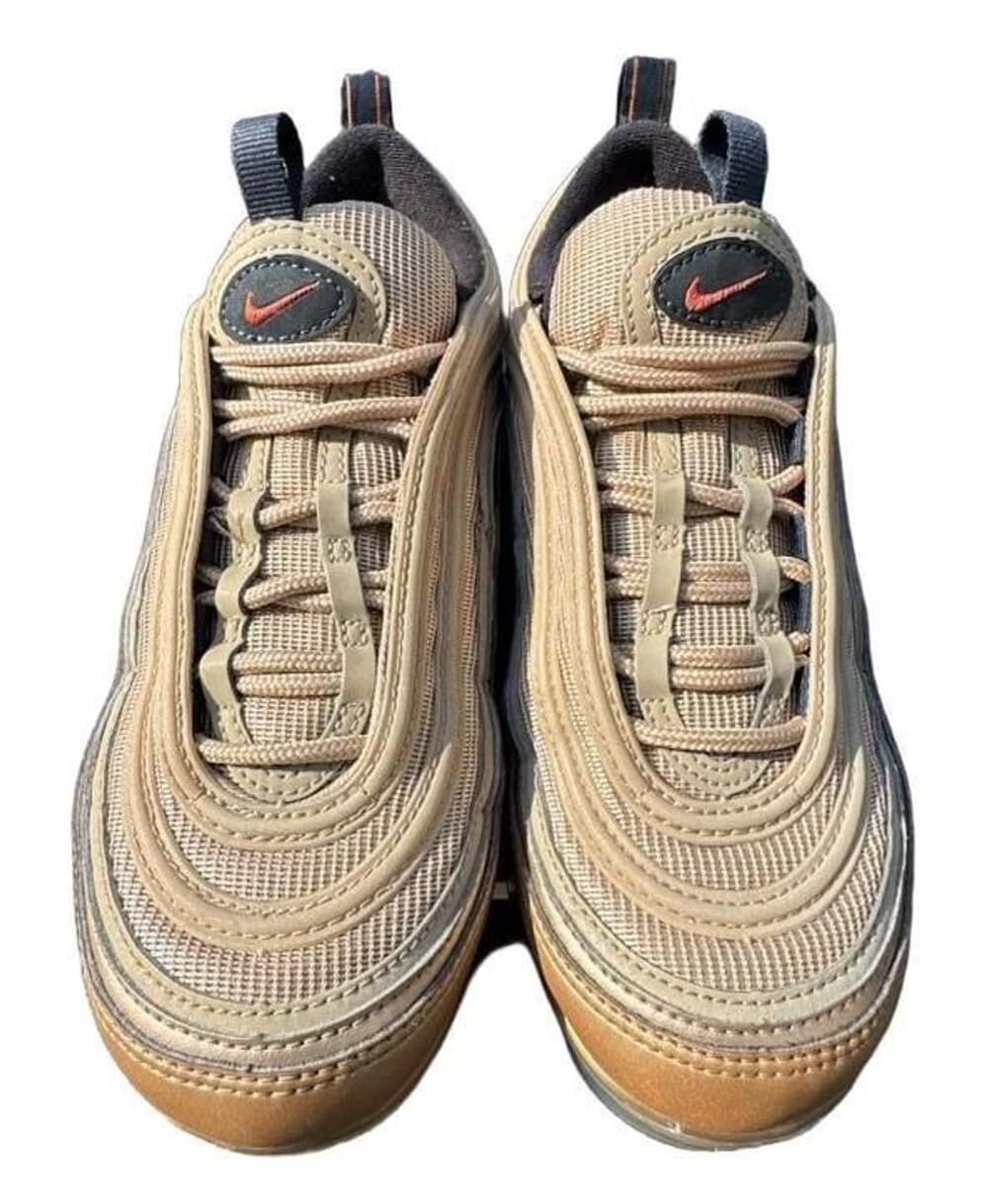 Nike Air VaporMax 97 Metallic Gold University Red Sneakers Size 7 US